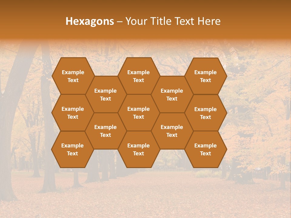 Footpath Walking Road PowerPoint Template