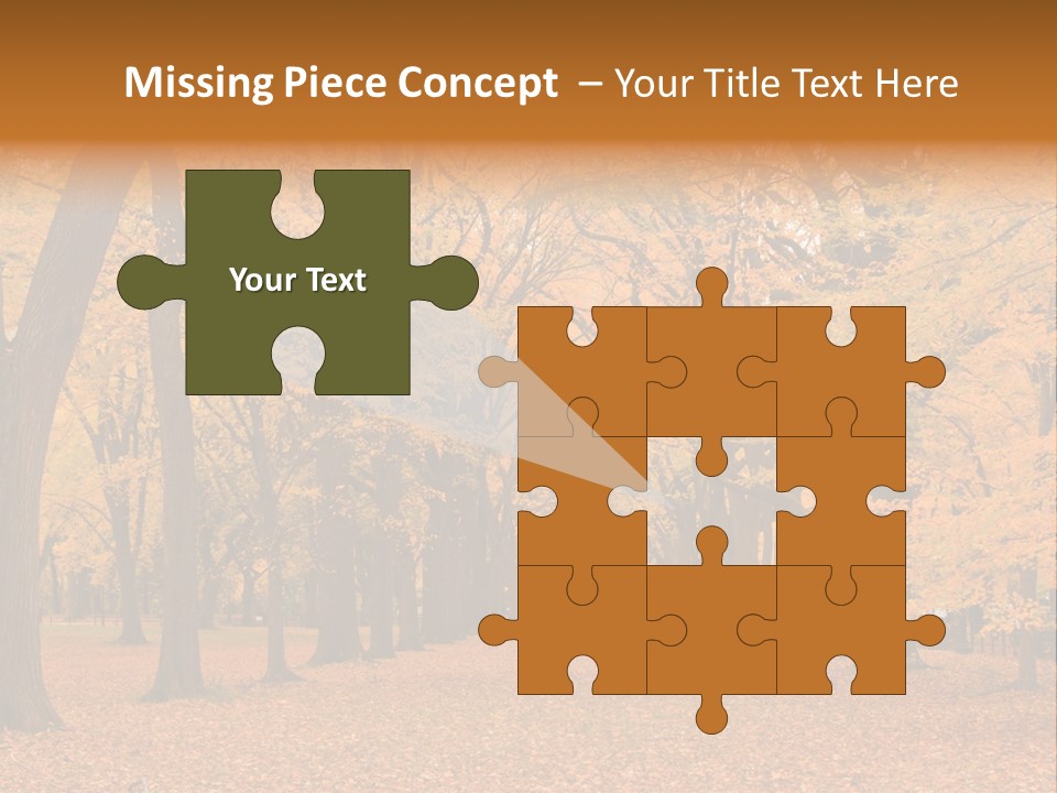 Footpath Walking Road PowerPoint Template