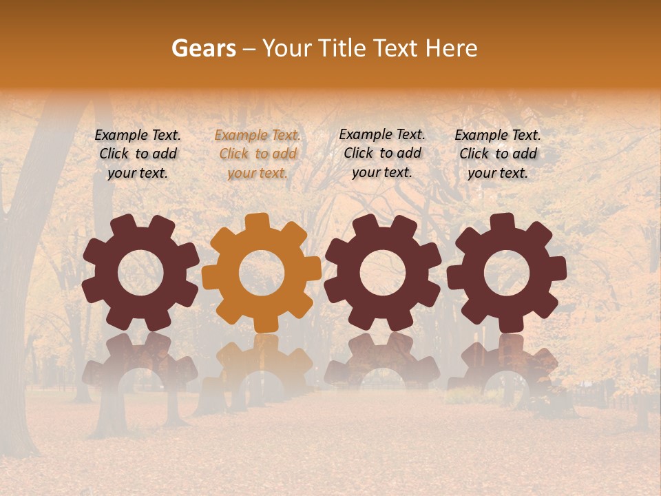 Footpath Walking Road PowerPoint Template