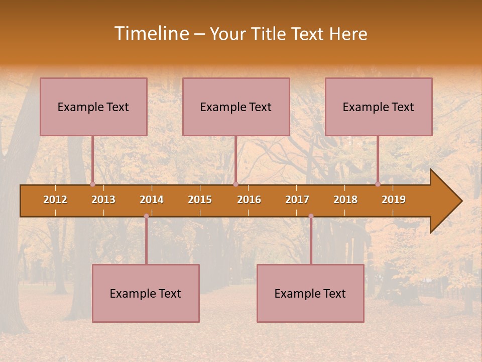 Footpath Walking Road PowerPoint Template