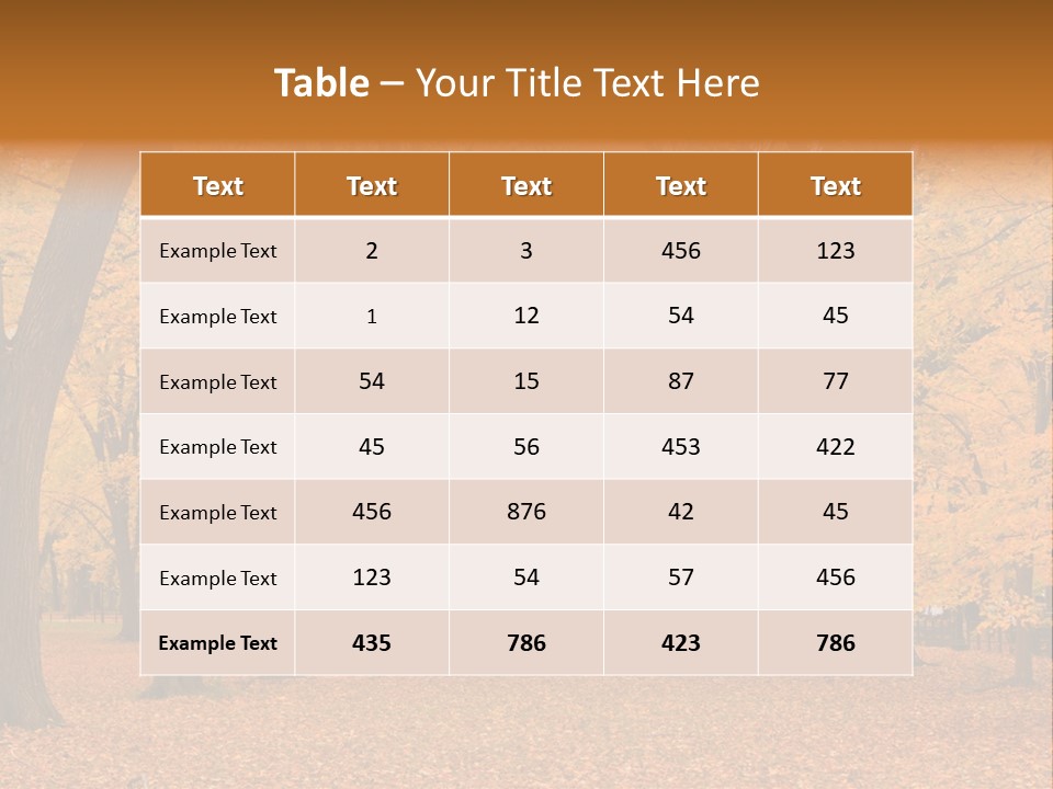 Footpath Walking Road PowerPoint Template
