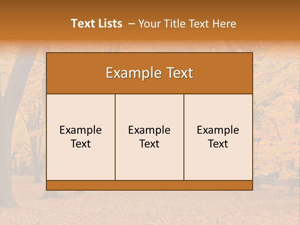 Footpath Walking Road PowerPoint Template