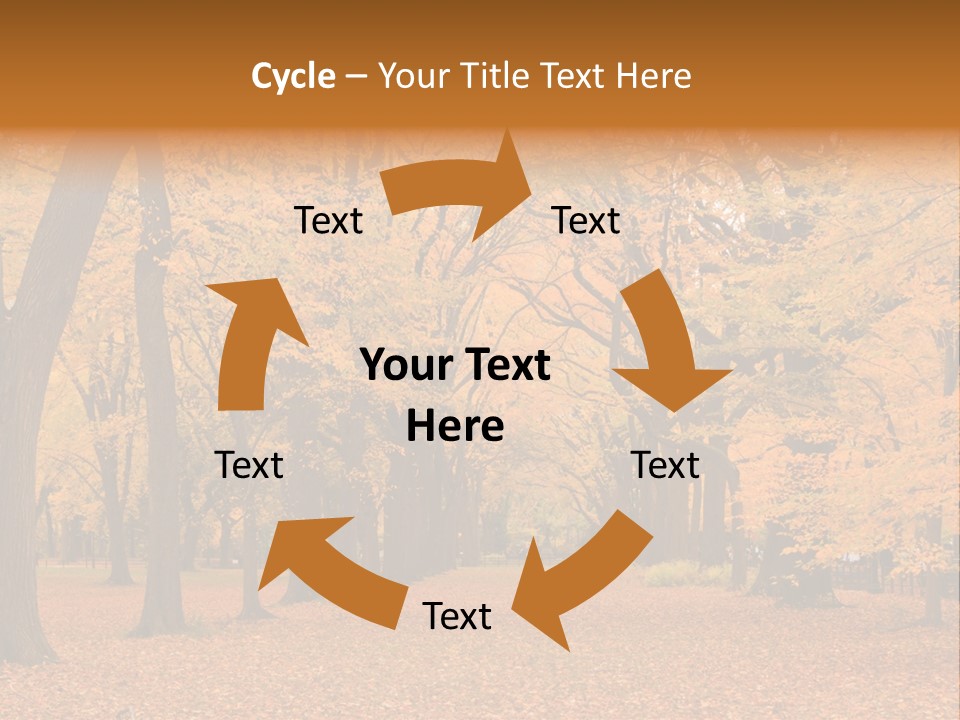 Footpath Walking Road PowerPoint Template