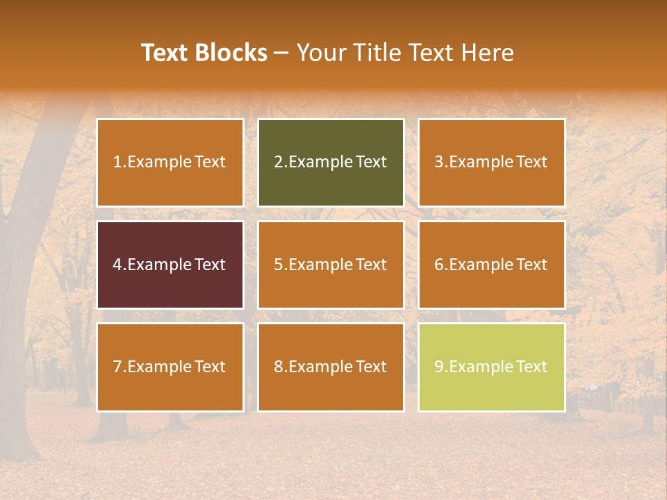 Footpath Walking Road PowerPoint Template