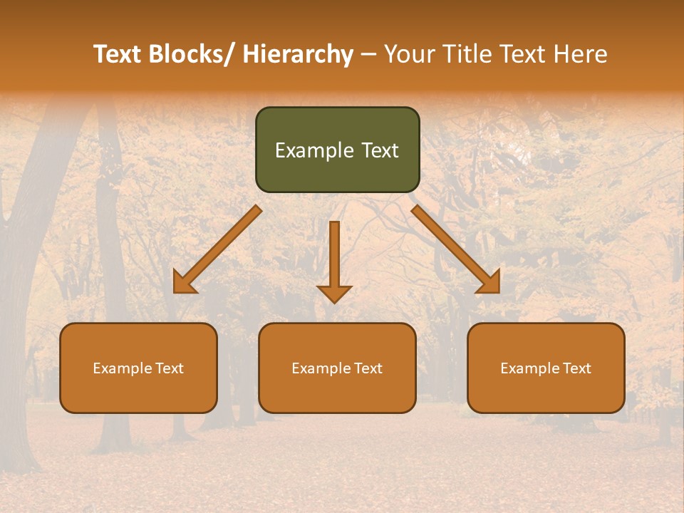 Footpath Walking Road PowerPoint Template