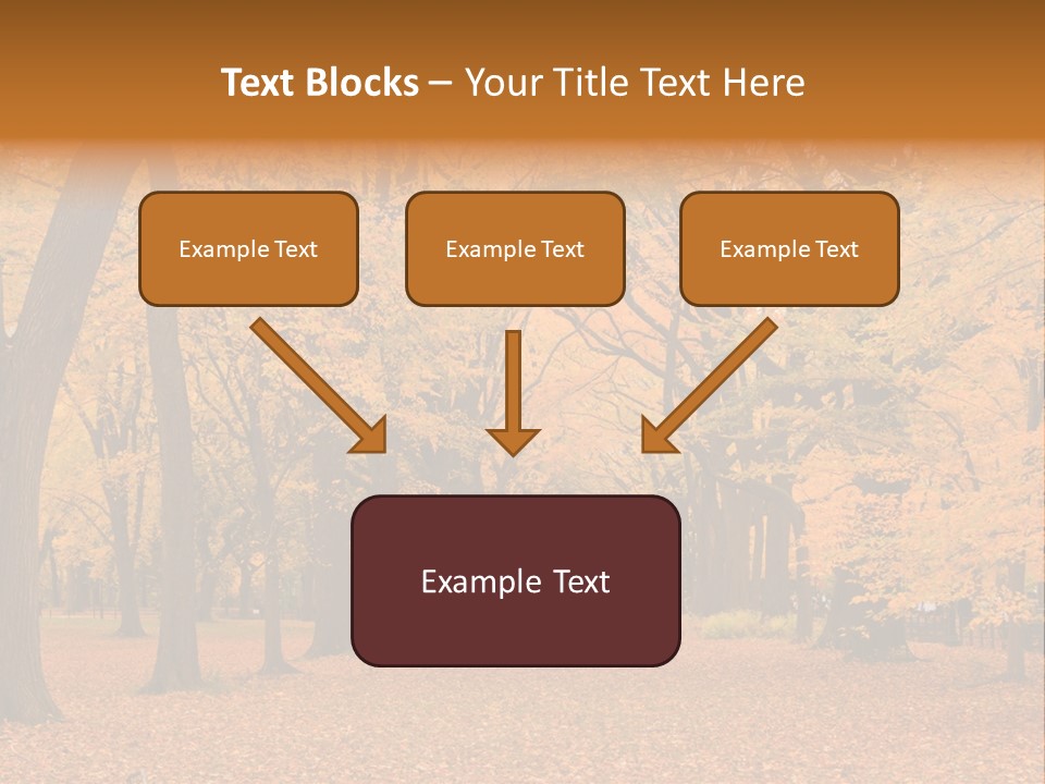 Footpath Walking Road PowerPoint Template