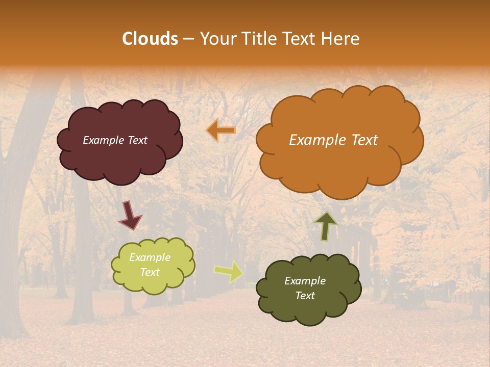 Footpath Walking Road PowerPoint Template
