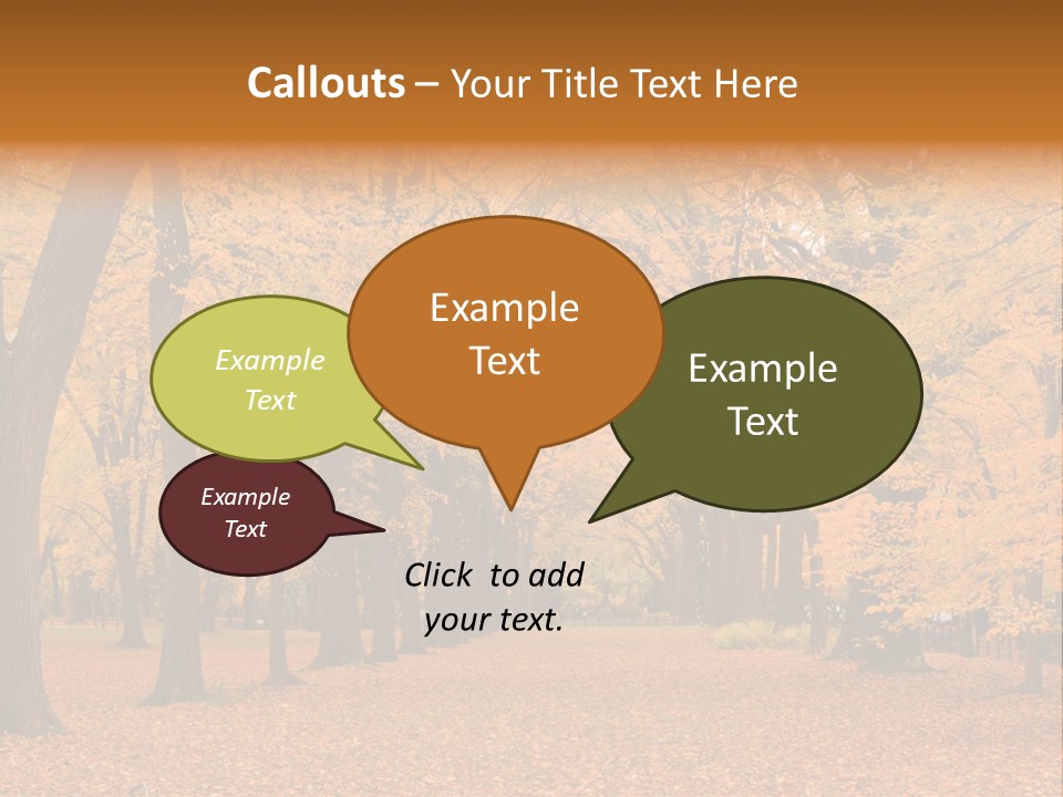 Footpath Walking Road PowerPoint Template