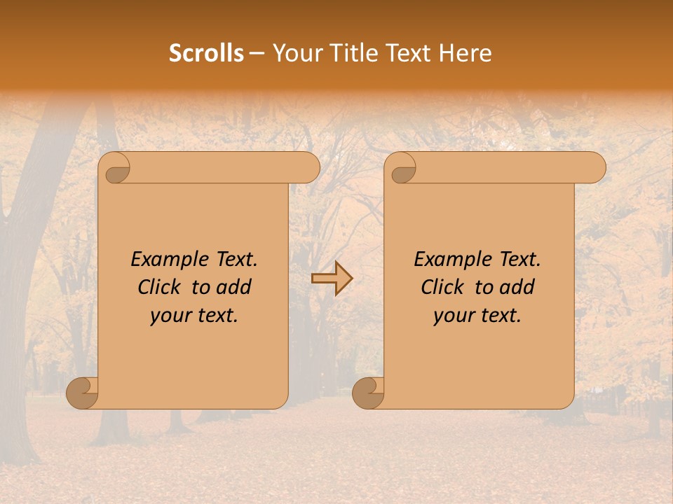 Footpath Walking Road PowerPoint Template