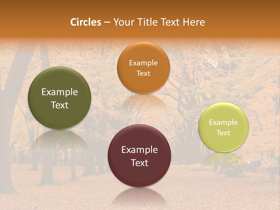 Footpath Walking Road PowerPoint Template