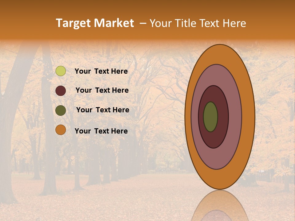 Footpath Walking Road PowerPoint Template