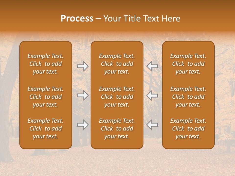 Footpath Walking Road PowerPoint Template