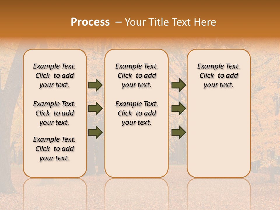Footpath Walking Road PowerPoint Template