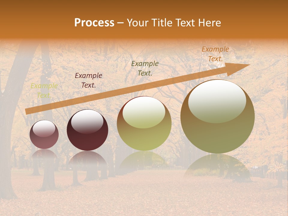 Footpath Walking Road PowerPoint Template