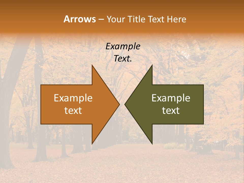 Footpath Walking Road PowerPoint Template