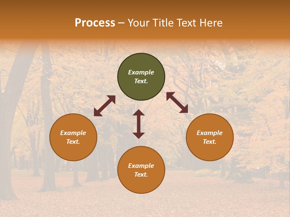 Footpath Walking Road PowerPoint Template