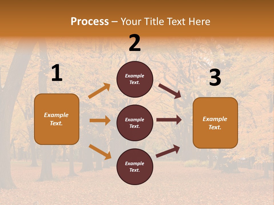 Footpath Walking Road PowerPoint Template