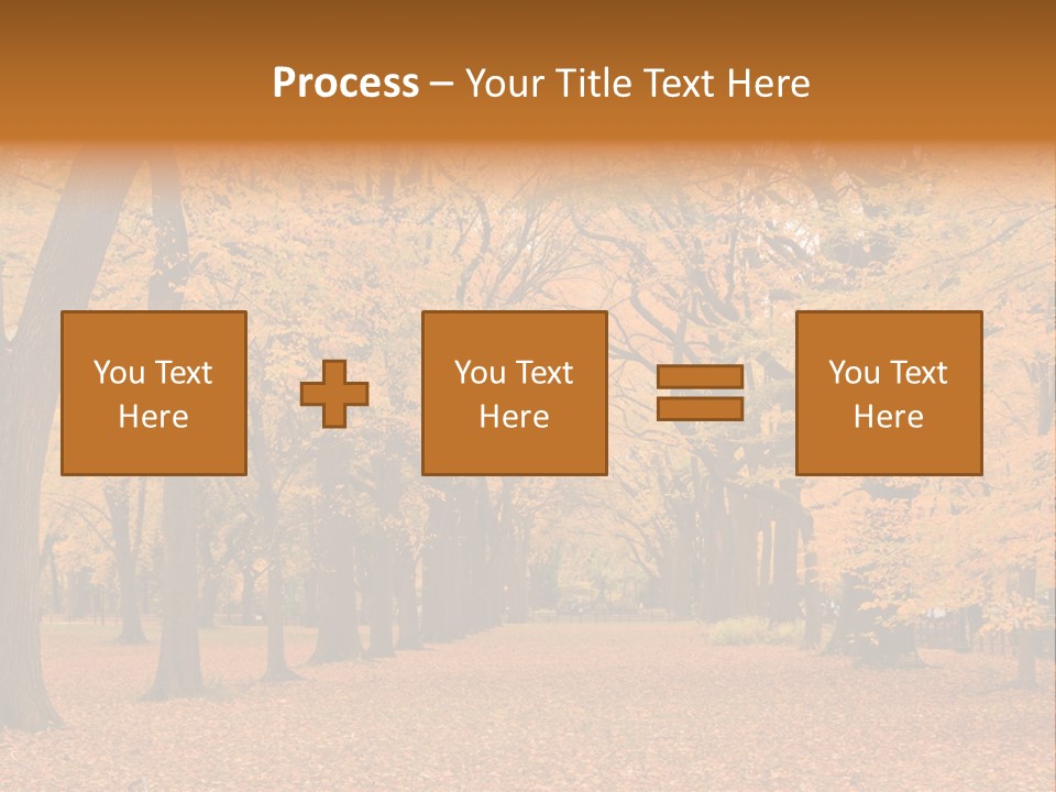 Footpath Walking Road PowerPoint Template
