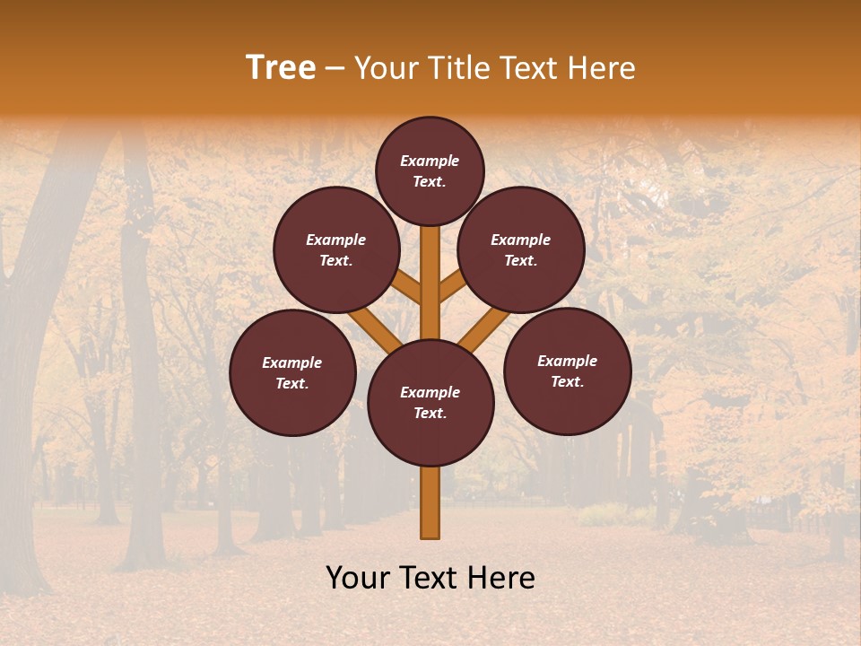 Footpath Walking Road PowerPoint Template