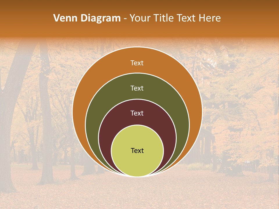 Footpath Walking Road PowerPoint Template