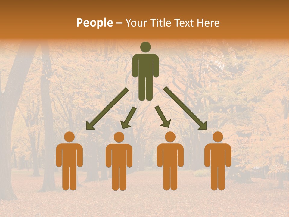 Footpath Walking Road PowerPoint Template