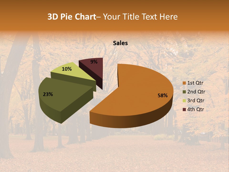 Footpath Walking Road PowerPoint Template