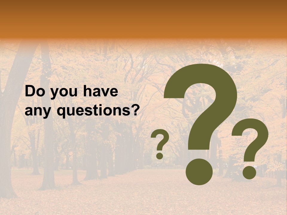 Footpath Walking Road PowerPoint Template