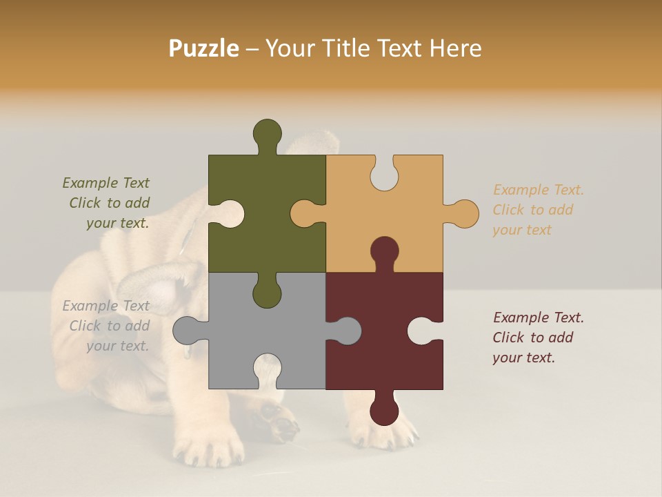 Puppy Indoor Pup PowerPoint Template