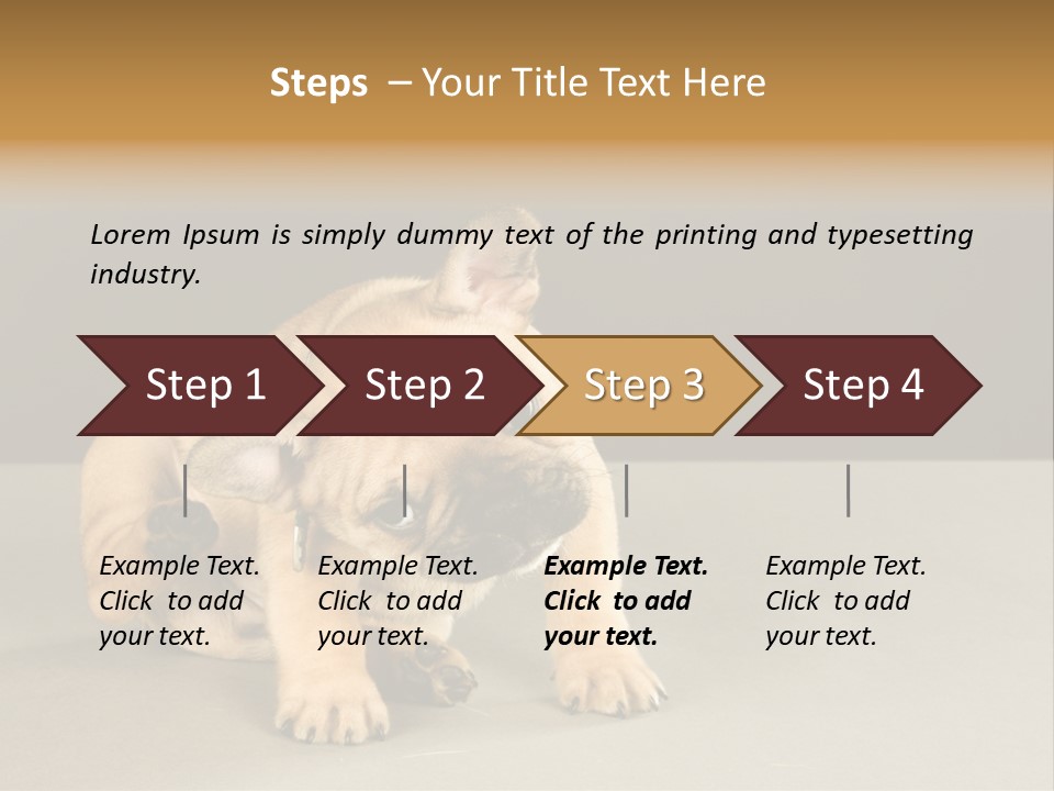 Puppy Indoor Pup PowerPoint Template