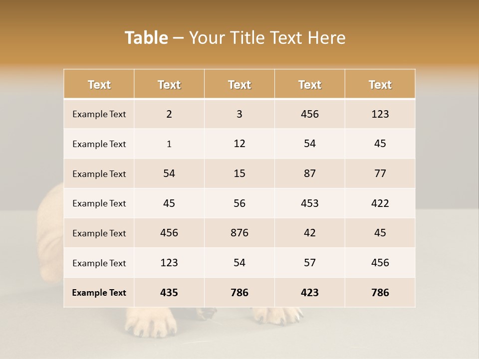 Puppy Indoor Pup PowerPoint Template