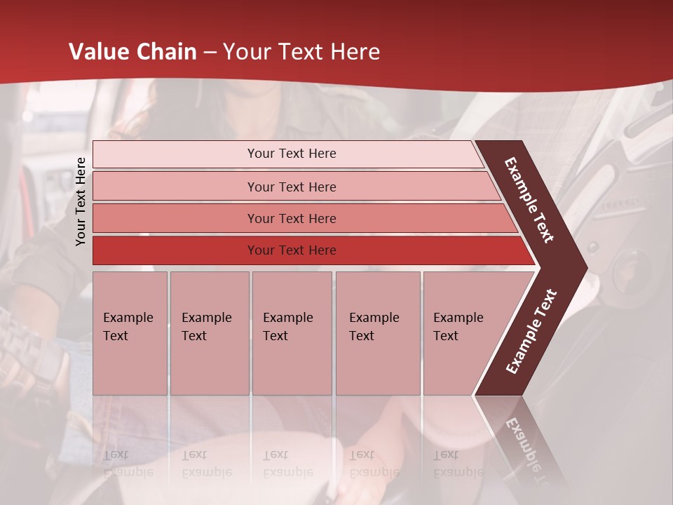 A Woman Sitting In A Car Seat With A Child PowerPoint Template