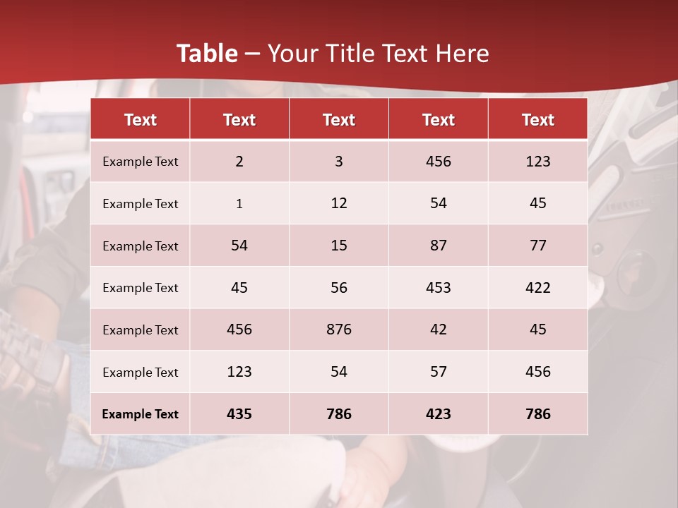 A Woman Sitting In A Car Seat With A Child PowerPoint Template