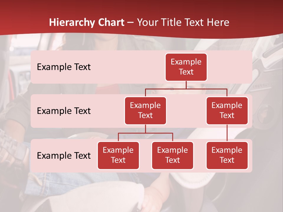 A Woman Sitting In A Car Seat With A Child PowerPoint Template