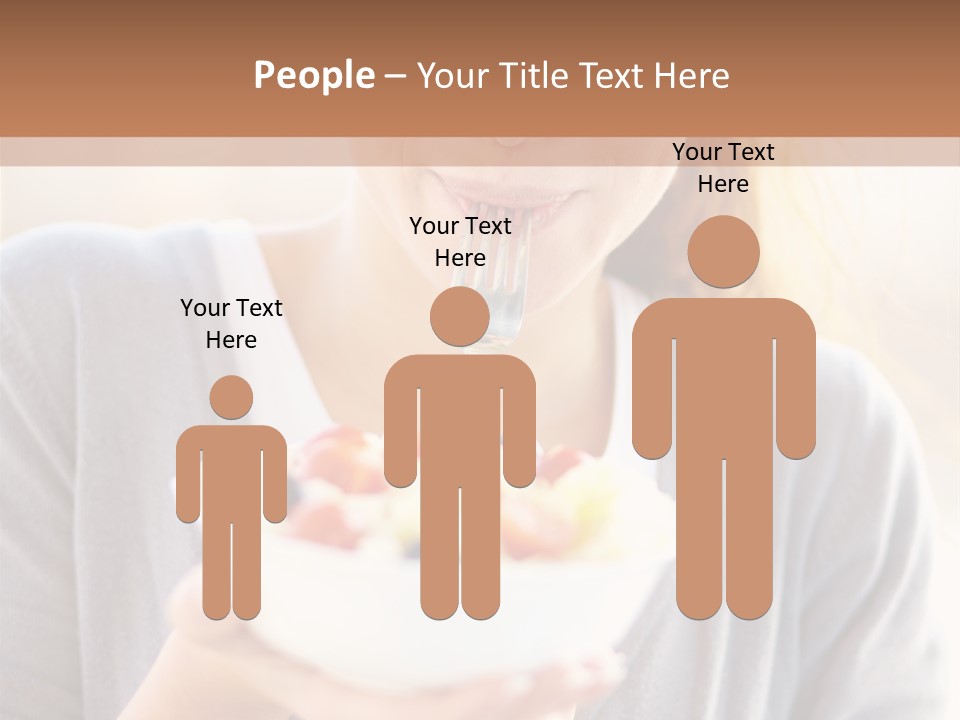 People Background Closed PowerPoint Template