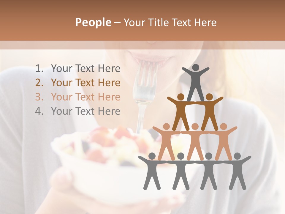 People Background Closed PowerPoint Template