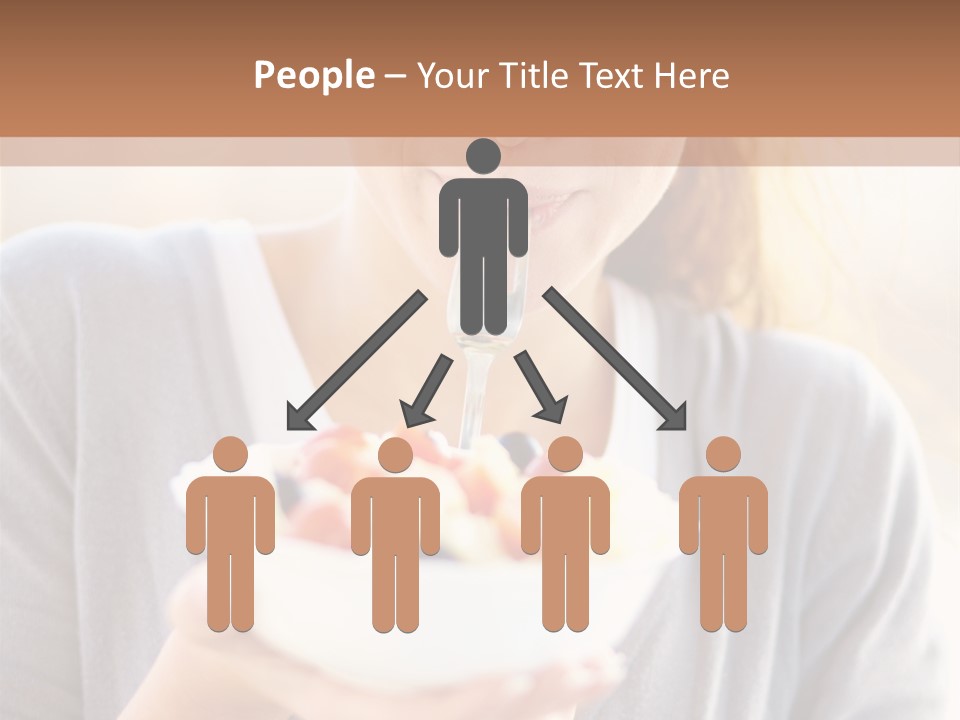 People Background Closed PowerPoint Template