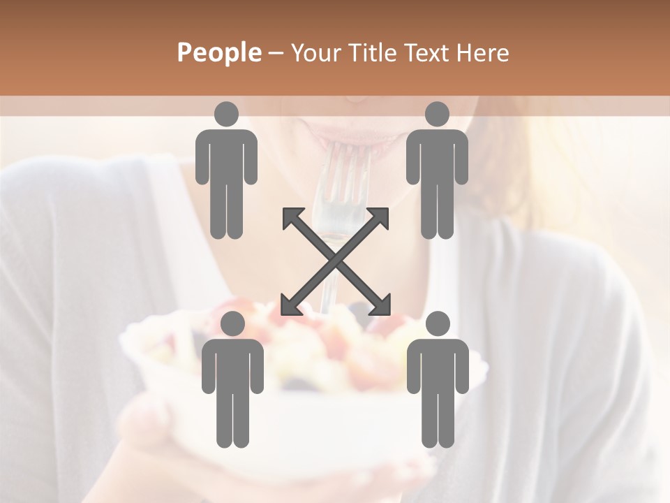 People Background Closed PowerPoint Template
