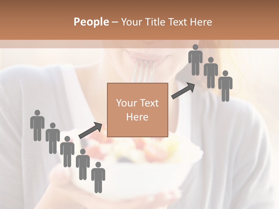 People Background Closed PowerPoint Template
