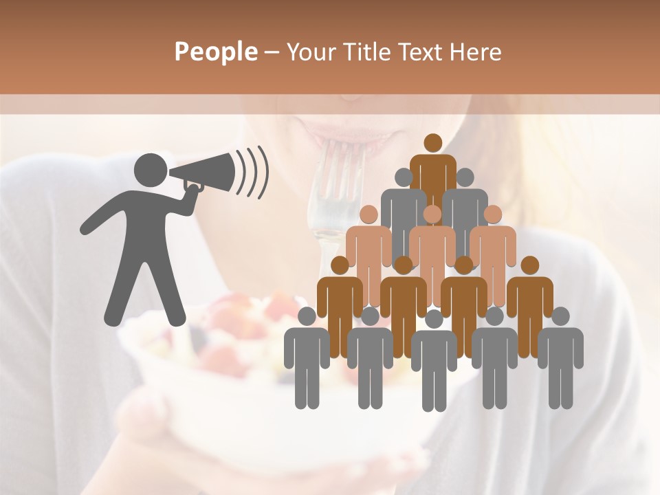 People Background Closed PowerPoint Template