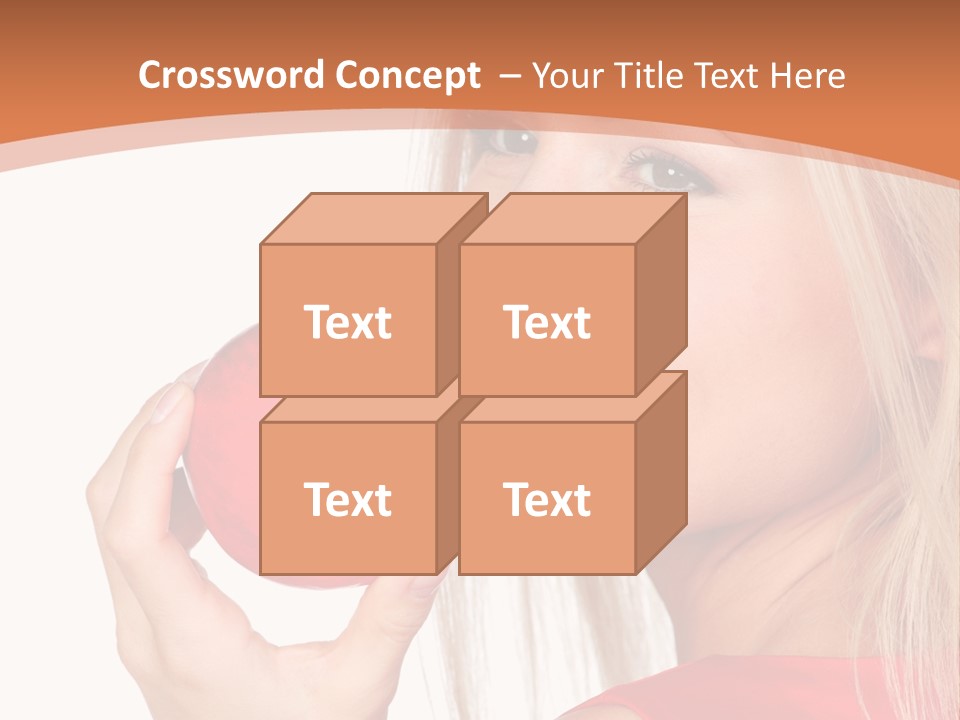 Woman Calories Life PowerPoint Template