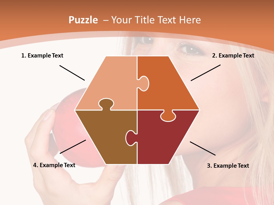 Woman Calories Life PowerPoint Template