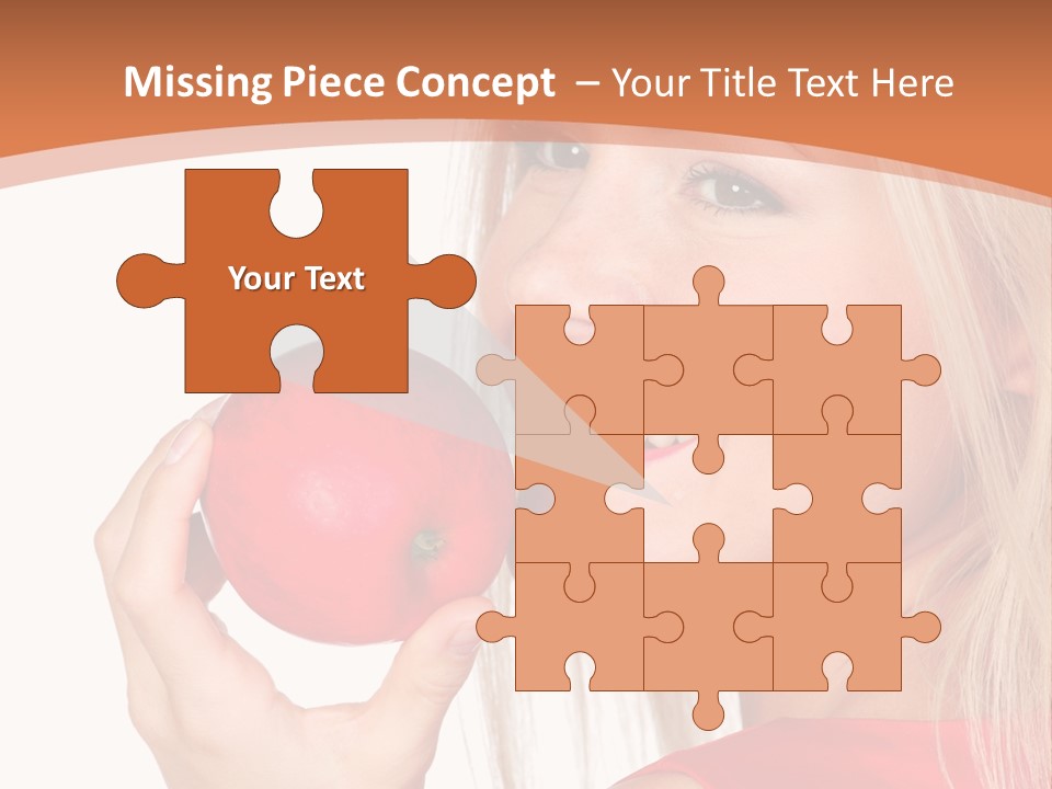 Woman Calories Life PowerPoint Template