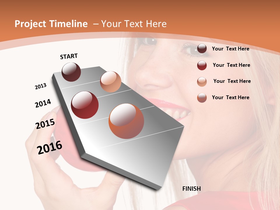 Woman Calories Life PowerPoint Template