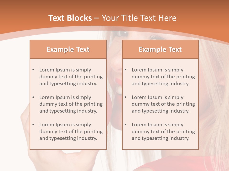 Woman Calories Life PowerPoint Template