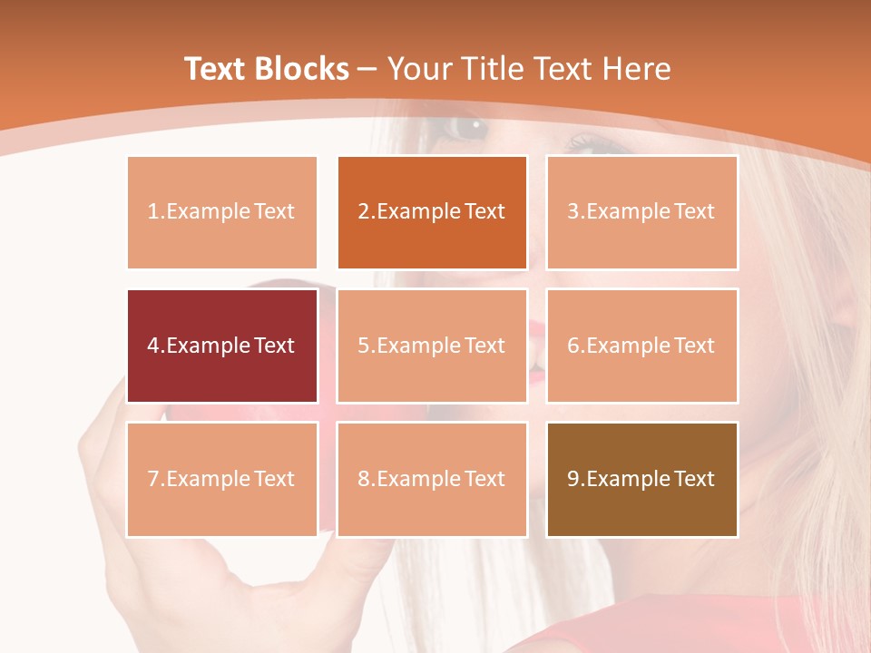 Woman Calories Life PowerPoint Template