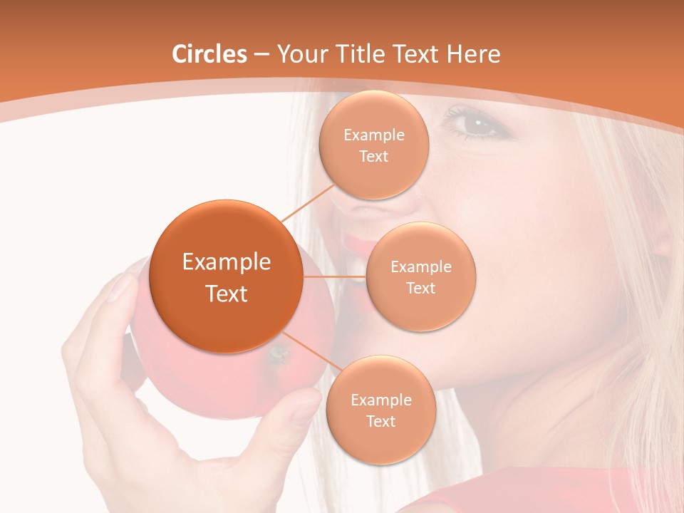 Woman Calories Life PowerPoint Template