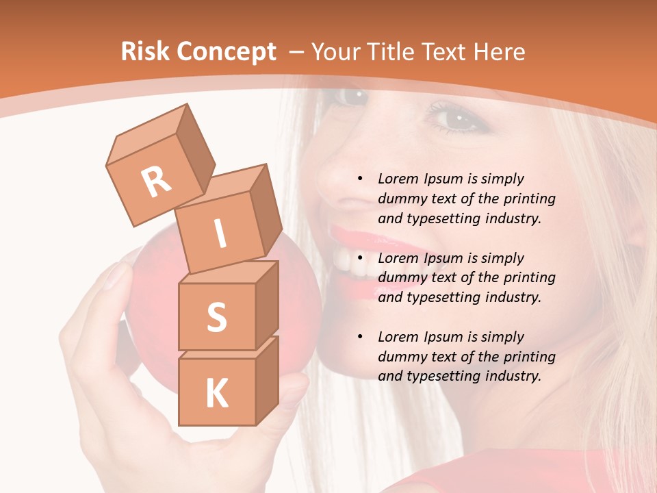 Woman Calories Life PowerPoint Template