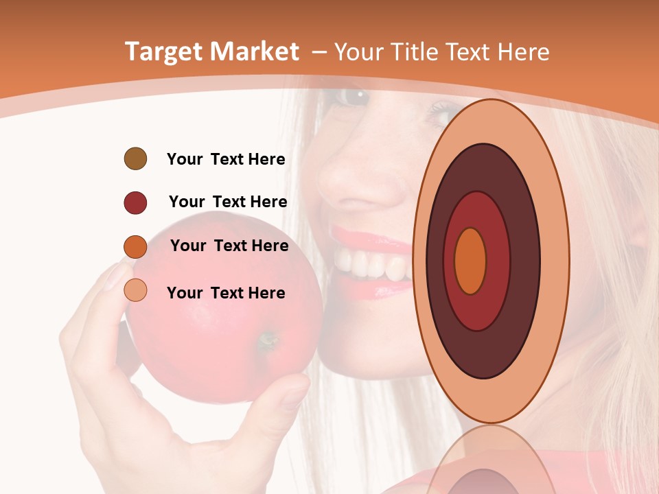 Woman Calories Life PowerPoint Template