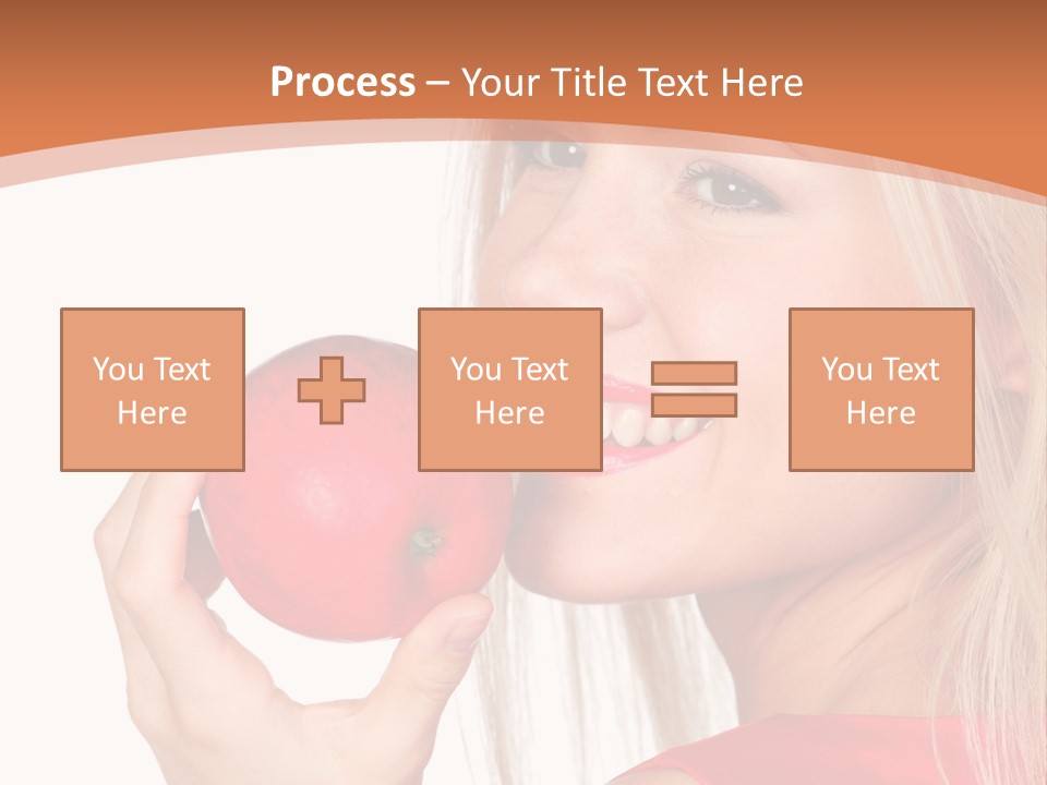 Woman Calories Life PowerPoint Template