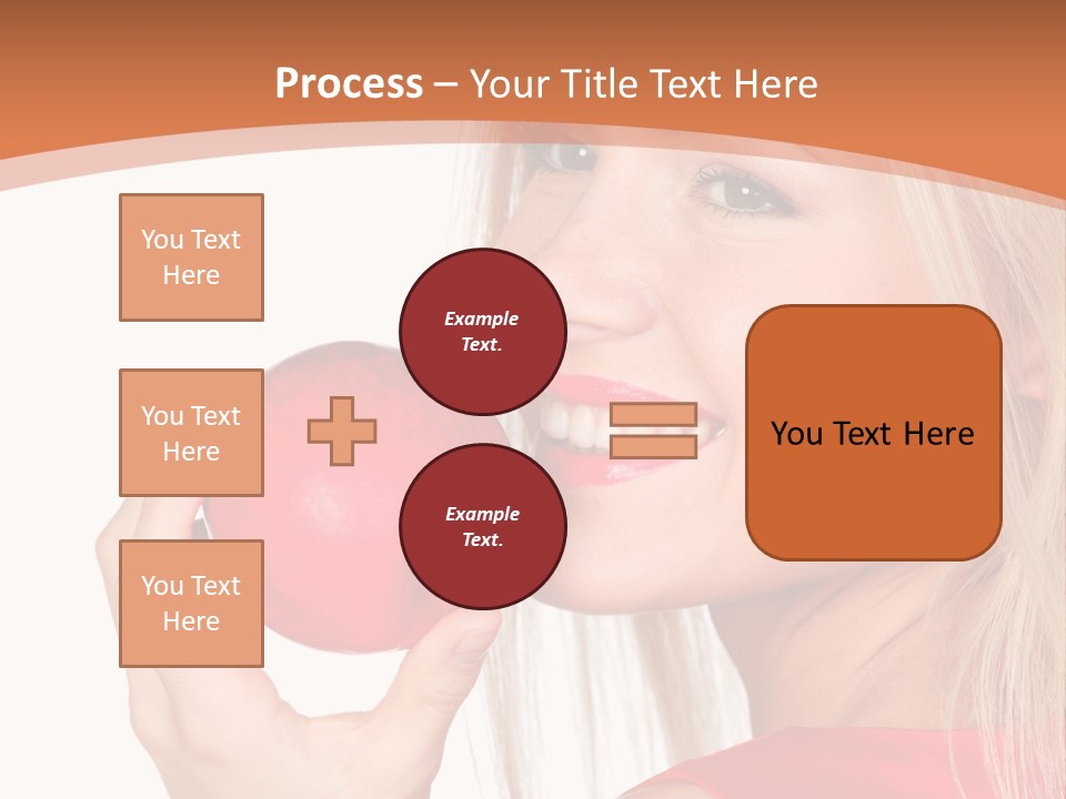 Woman Calories Life PowerPoint Template
